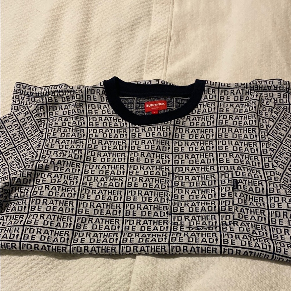 Supreme Monochrome Crewneck Sweater - Picture 10 of 13